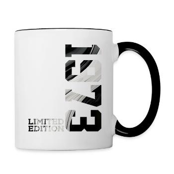 LIMITED EDITION 1973 53RD BIRTHDAY - Contrasting Mug - white/black - Right