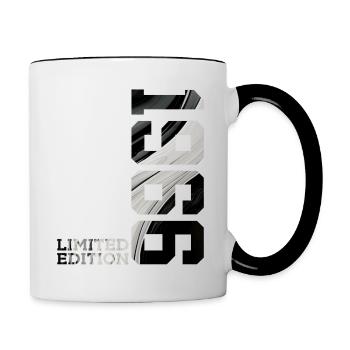 ÉDITION LIMITÉE 60E ANNIVERSAIRE 1966 - Mug contrasté - blanc/noir - Droite