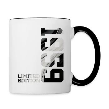 ÉDITION LIMITÉE 67E ANNIVERSAIRE 1959 - Mug contrasté - blanc/noir - Droite