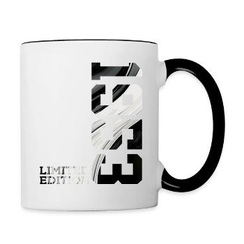 ÉDITION LIMITÉE 73E ANNIVERSAIRE 1953 - Mug contrasté - blanc/noir - Droite