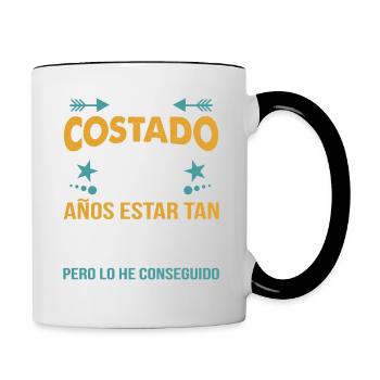 ME HA COSTADO 57 AÑOS ESTAR TAN BUENO - Contrasting Mug - white/black - Right