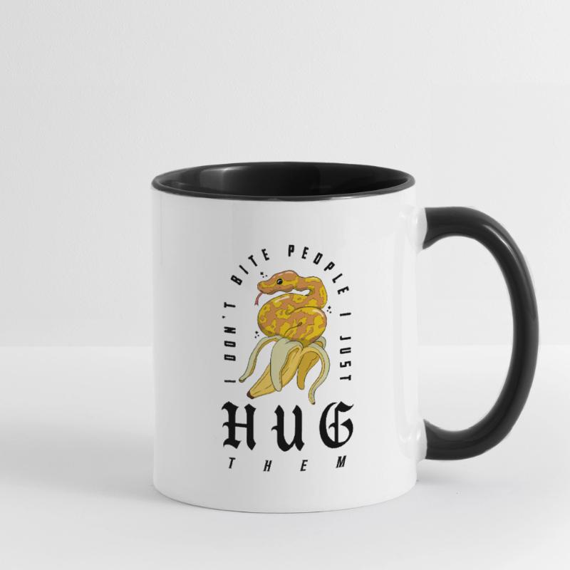 Ball Python Snake Owner Banana Royal Python Contrasting Mug
