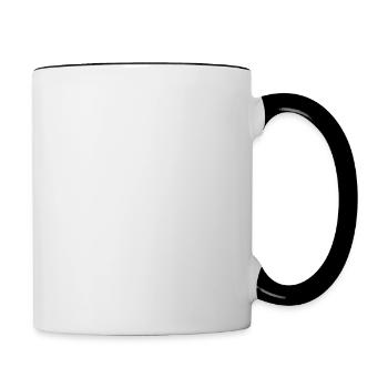 Ein Super Wrestler - Wrestler Geschenk - Tasse zweifarbig - Weiß/Schwarz - Rechts