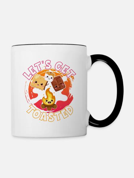 Get Toasted S'more - Tasse zweifarbig - Weiß/Schwarz
