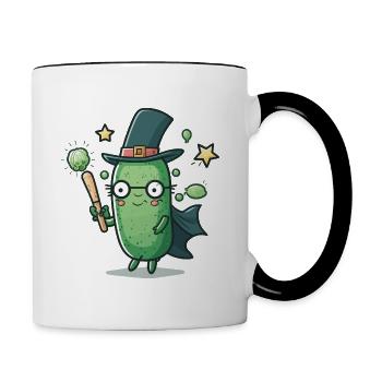 Mystery and Wonder - Contrasting Mug - white/black - Right