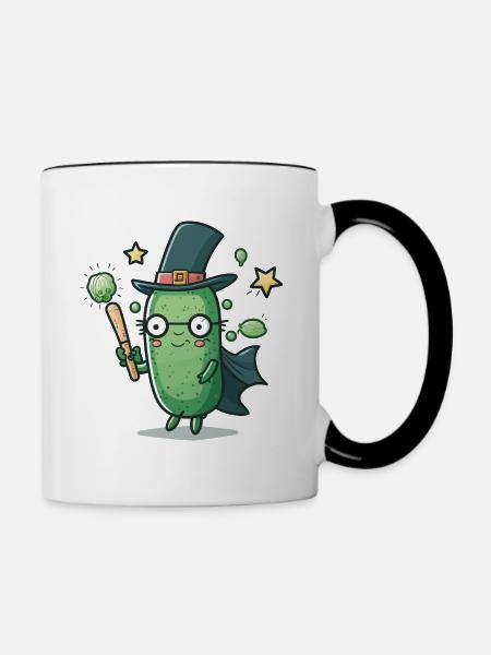 Mysterium und Wunder - Tasse zweifarbig - Weiß/Schwarz