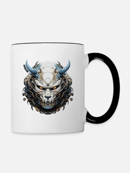 Hochmut - Tasse zweifarbig - Weiß/Schwarz