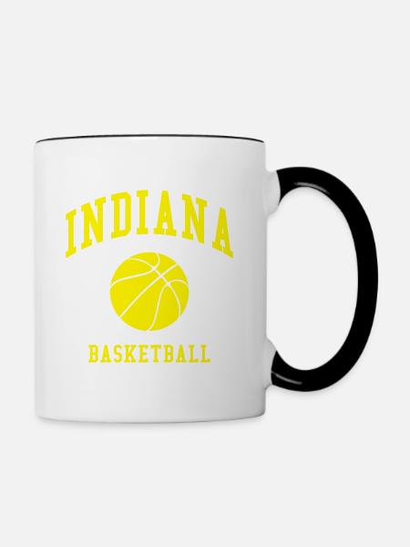 Indiana Basketball - Tasse zweifarbig - Weiß/Schwarz