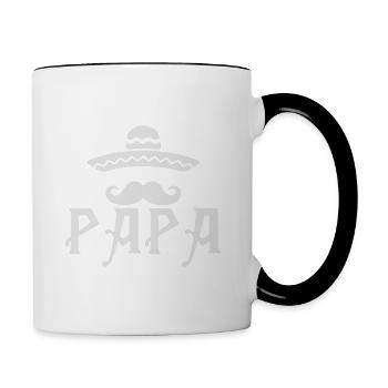 OPA - Tasse zweifarbig - Weiß/Schwarz - Rechts