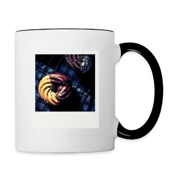 Kekse, Kekse, Kekse - Tasse zweifarbig - Weiß/Schwarz - Rechts