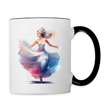 Dancer - Contrasting Mug - white/black - Right