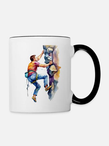 Varappe - Mug contrasté - blanc/noir