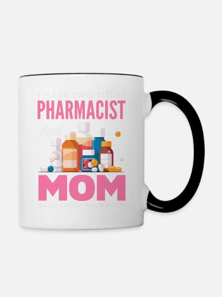 Apotheker Pharmazeutisch-technischer - Tasse zweifarbig - Weiß/Schwarz