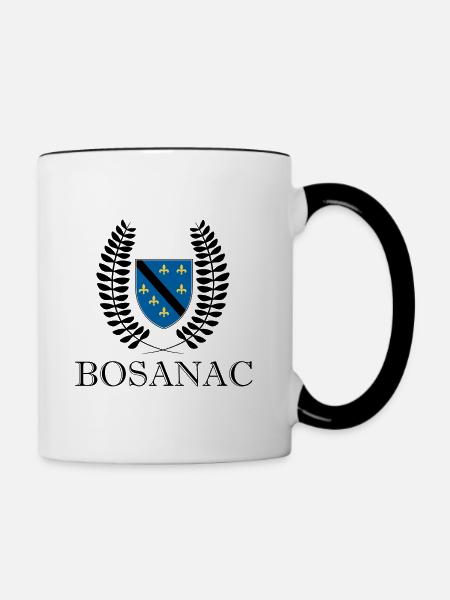 Bosnien serbisches bosnien junge - Tasse zweifarbig - Weiß/Schwarz
