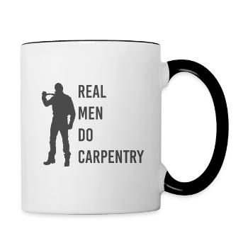 Carpentry only - Contrasting Mug - white/black - Right