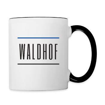 Waldhof Barackler - Tasse zweifarbig - Weiß/Schwarz - Rechts