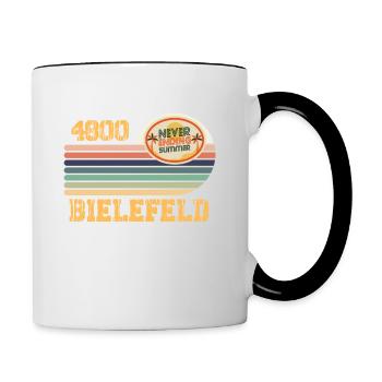 4800 Bielefeld - Tasse zweifarbig - Weiß/Schwarz - Rechts