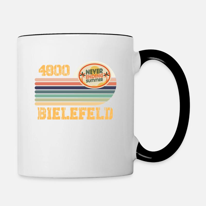 4800 Bielefeld - Tasse zweifarbig - Weiß/Schwarz