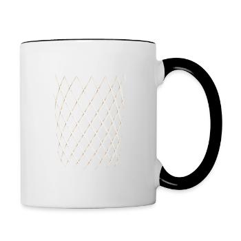 Hessian Äppler, cider - Contrasting Mug - white/black - Right