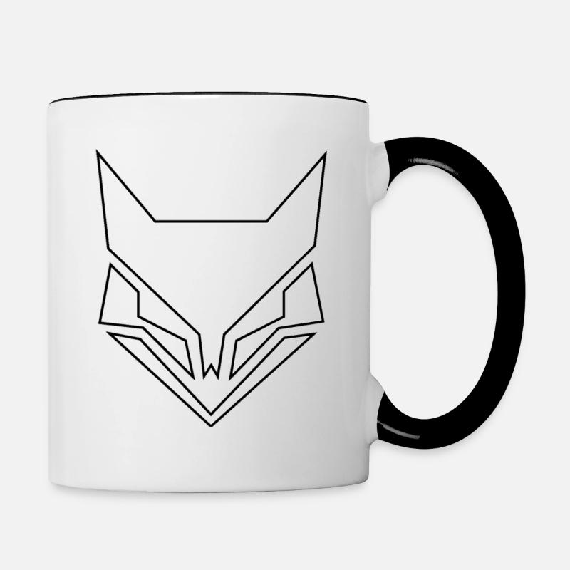 DSL Black Outlines - Contrasting Mug - white/black