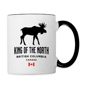 British Columbia - Contrasting Mug - white/black - Right