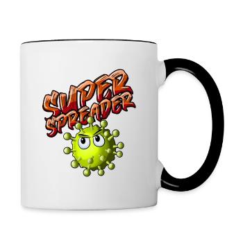 Superspreader - Contrasting Mug - white/black - Right