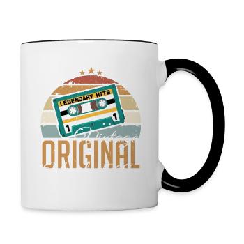 March 1968 - Birthday present - Contrasting Mug - white/black - Right