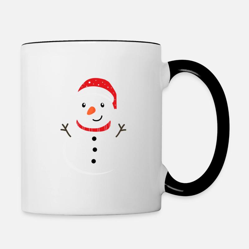 Winterman - Contrasting Mug - white/black