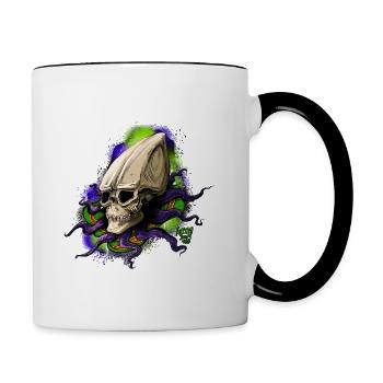Alien BONE SQL - Tasse zweifarbig - Weiß/Schwarz - Rechts