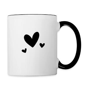 Sweetie pie - Contrasting Mug - white/black - Right