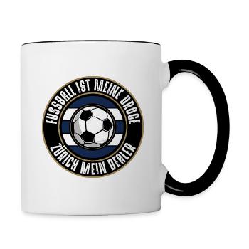 Züri - Tasse zweifarbig - Weiß/Schwarz - Rechts