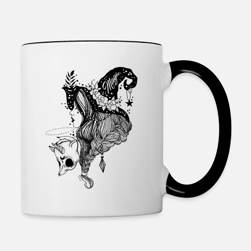 Witch witch - Contrasting Mug - white/black