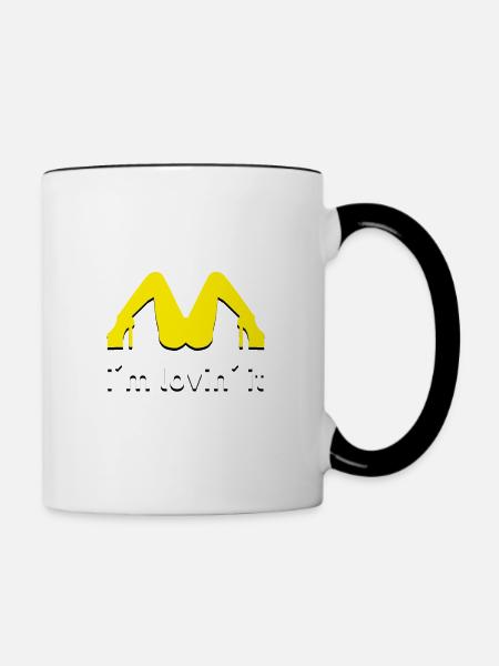 Dies liebe Ich... - Tasse zweifarbig - Weiß/Schwarz