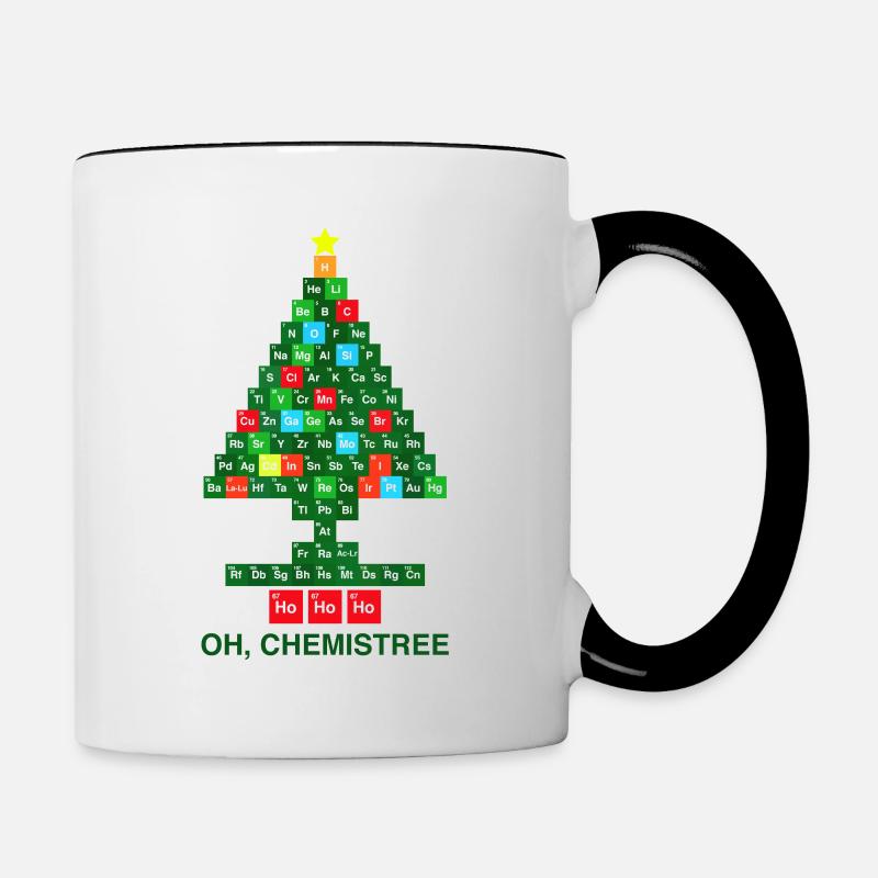 Oh Chemistree - Tasse zweifarbig - Weiß/Schwarz