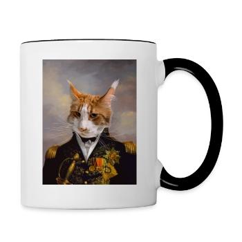 TORMUND - Tasse zweifarbig - Weiß/Schwarz - Rechts