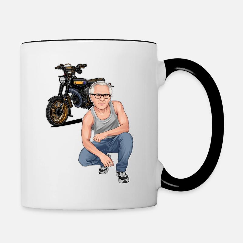 S51 // Réglage // Illustration - Mug contrasté - blanc/noir