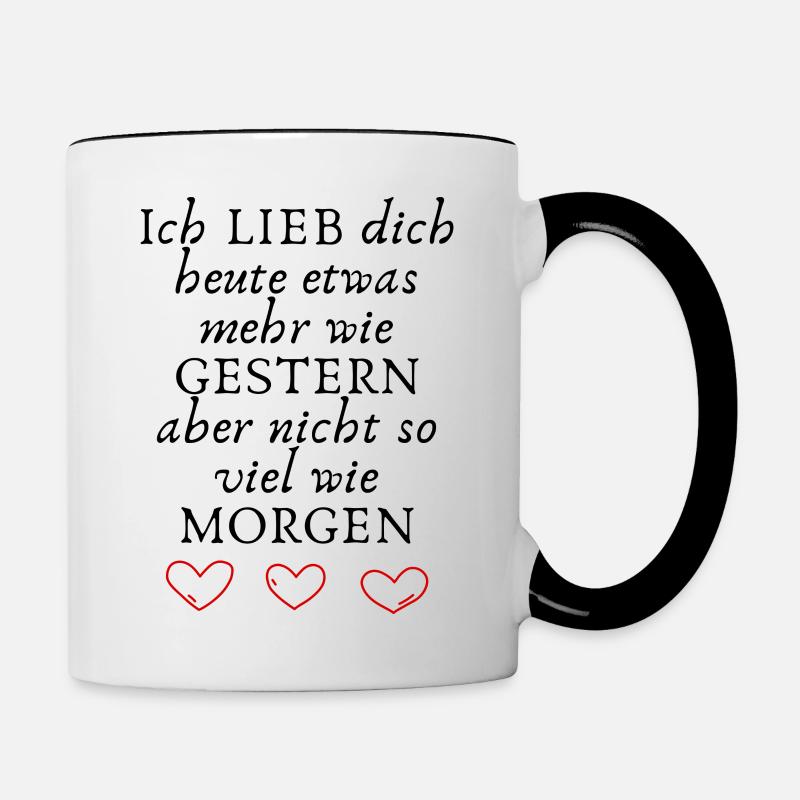 Déclaration - Mug contrasté - blanc/noir