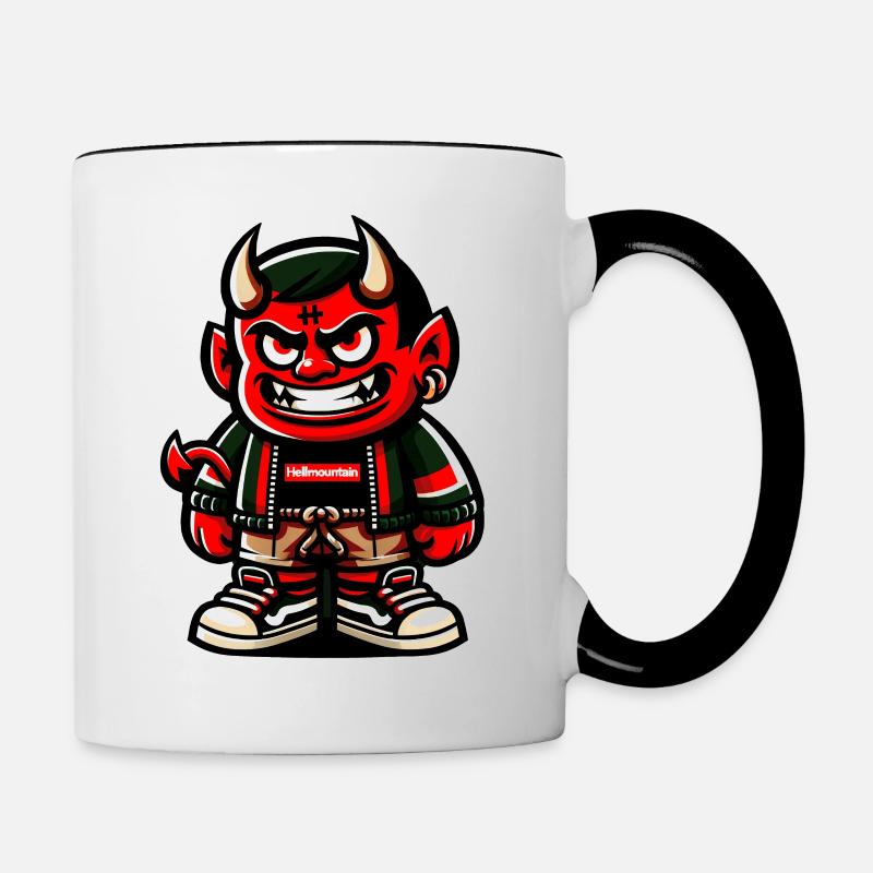 HELLMOUNTAIN #5 - Mug contrasté - blanc/noir
