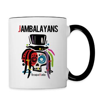 Bawon Samedi - Mug contrasté - blanc/noir - Droite