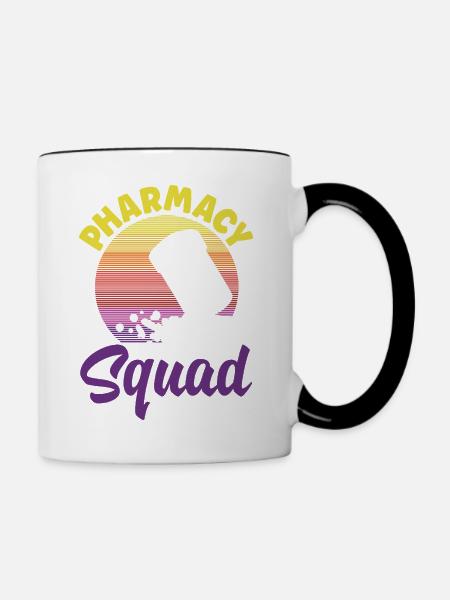 Apotheker Pharmazeutisch-technischer - Tasse zweifarbig - Weiß/Schwarz