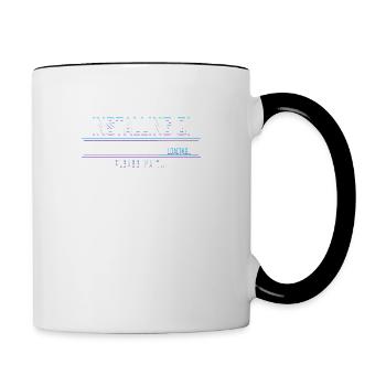 Qigong Installing Qi Gong Chigong - Tasse zweifarbig - Weiß/Schwarz - Rechts