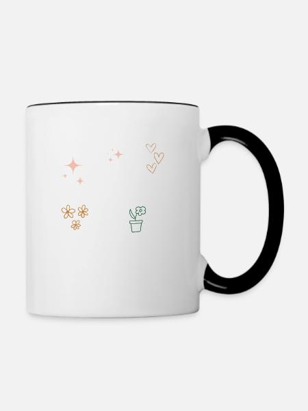 Best Super Mom Gardener Mom Mother's Day Gift - Contrasting Mug - white/black