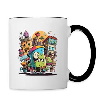 The Street Art Connoisseur - Contrasting Mug - white/black - Right