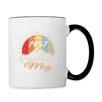 Mai 1951 | Jahrgang 1951 Jubiläum | Mai 1951 - Tasse zweifarbig - Weiß/Schwarz - Rechts