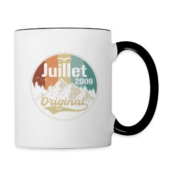 July 2009 Anniversary July 2009 July - Contrasting Mug - white/black - Right
