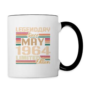 May 1964 May - Jubilee May 1964 - Contrasting Mug - white/black - Right