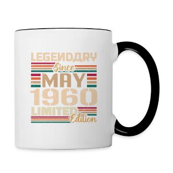 May 1960 May - Jubilee May 1960 - Contrasting Mug - white/black - Right