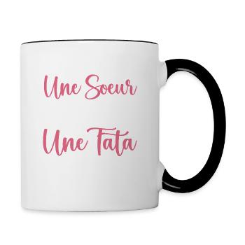 a formidable Sister gives Tata exceptional - Contrasting Mug - white/black - Right