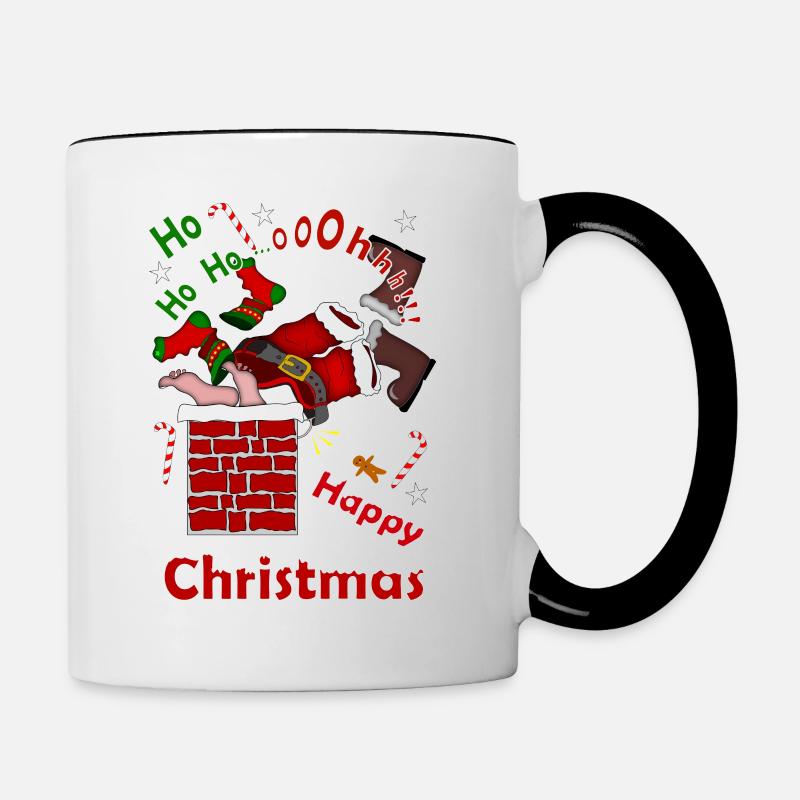 Christmas - Contrasting Mug - white/black