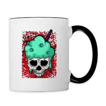 skeleton - Contrasting Mug - white/black - Right
